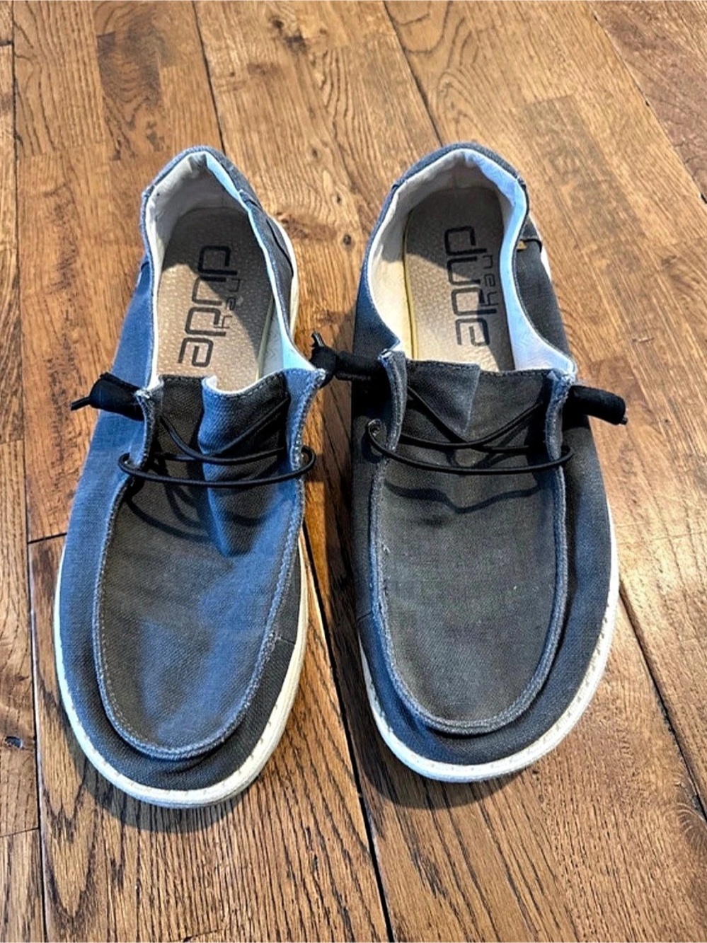 Hey Dude Wally Women Sneakers US 10 Blue & Black